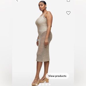 H&M crochet loom dress